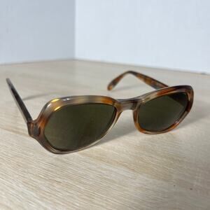 Vintage Bausch & Lomb 5 1/4 B&L D48 Sunglasses FRAMES ONLY Brown 50-18